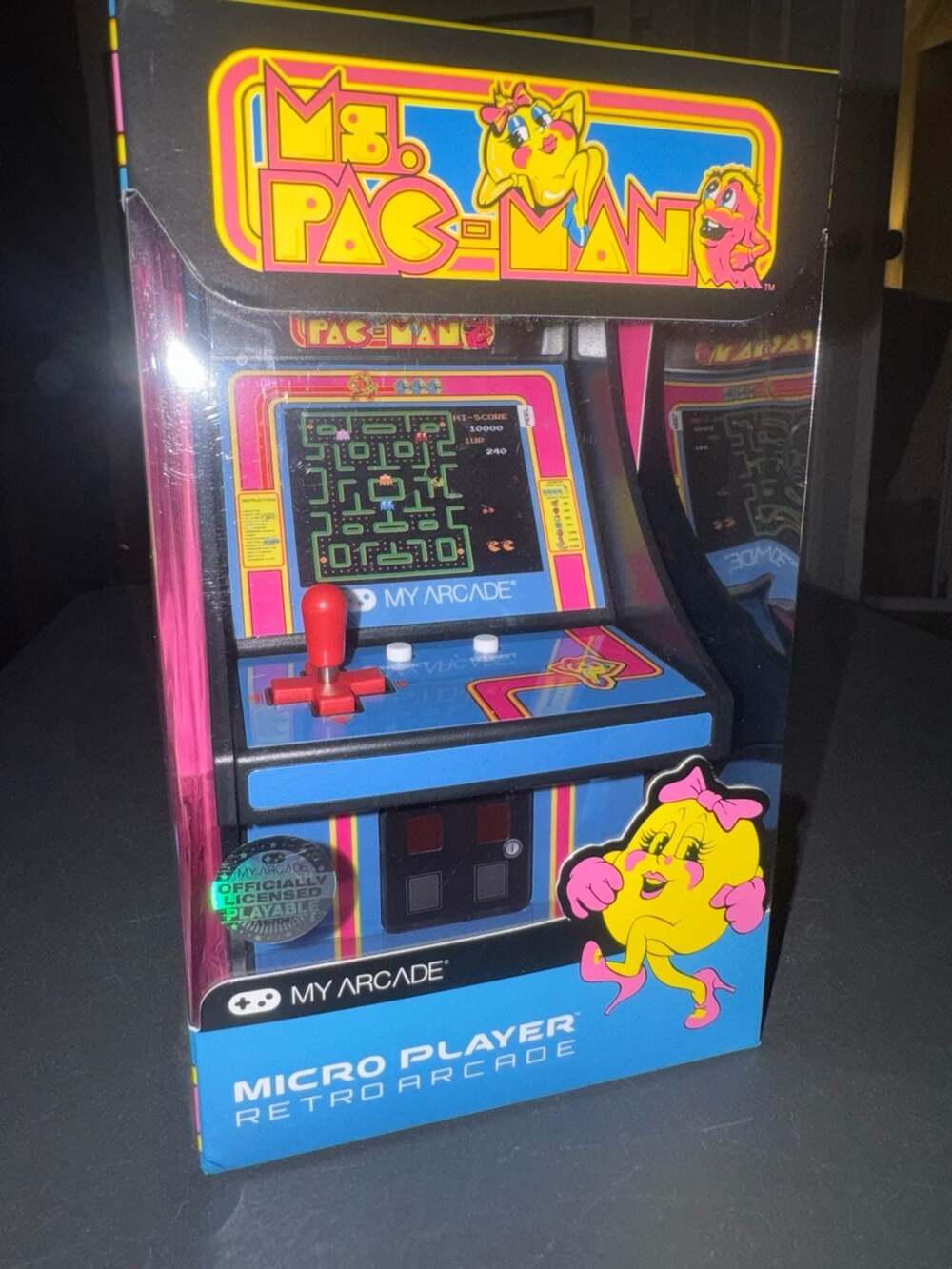 Ms Pac-Man Mini Arcade Machine My Arcade Micro Player Retro Gaming